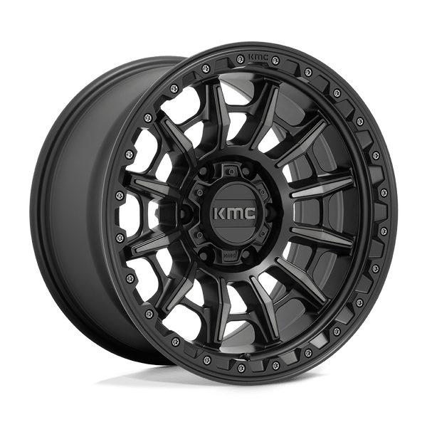 Carnage - 16in, Cast Aluminum, Satin Black W/ Gray Tint, 16X8, 6X5.5, 0mm, 194933102839, 194933102839