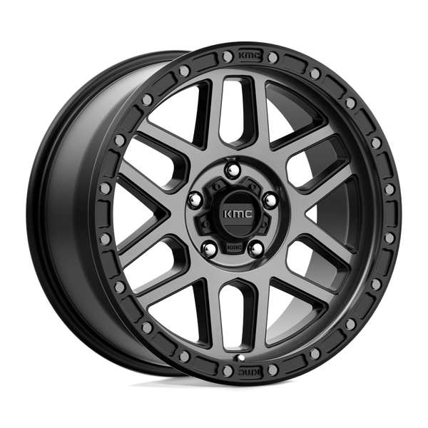 Mesa - 18in, Cast Aluminum, Satin Black W/ Gray Tint, 18X9, 5X5.0, 18mm, 885463816883, 885463816883
