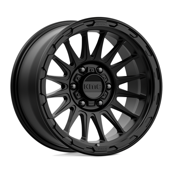 Impact - 18in, Cast Aluminum, Satin Black, 18X9, 6X5.5, 0mm, 885463817675, 885463817675