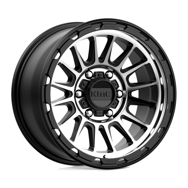Impact - 17in, Cast Aluminum, Satin Black Machined, 17X8.5, 6X5.5, 0mm, 885463817927, 885463817927