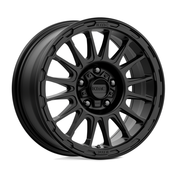 Impact - 17in, Cast Aluminum, Satin Black, 17X8, 6X4.5, 35mm, 194933054893, 194933054893