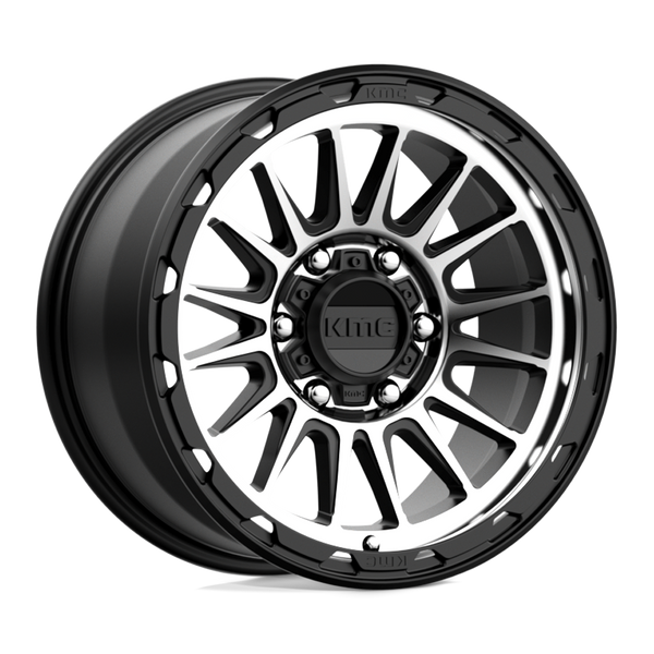 Impact - 17in, Cast Aluminum, Satin Black Machined, 17X9, 6X5.5, 18mm, 885463817811, 885463817811