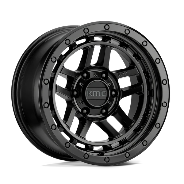 Recon - 17in, Cast Aluminum, Satin Black, 17X8.5, 5X5.0, 18mm, 194933006083, 194933006083