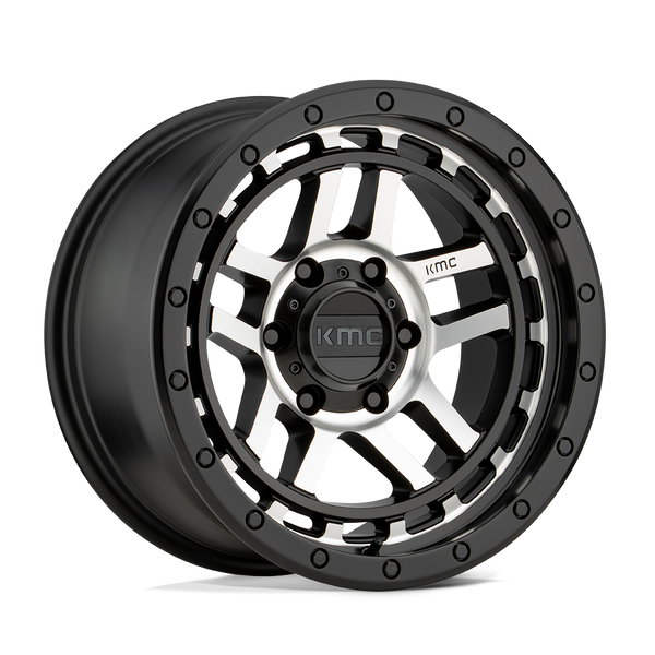 Recon - 17in, Cast Aluminum, Satin Black Machined, 17X9, 6X5.5, -2mm, 194933022021, 194933022021
