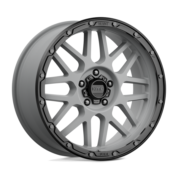 Grenade Off-Road - 20in, Cast Aluminum, Matte Gray W/ Matte Black Lip, 20X9, 5X5.0, 18mm, 194933009282, 194933009282