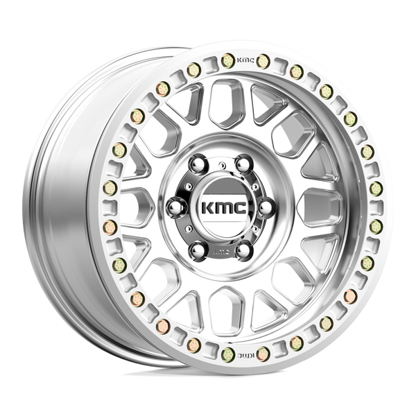 Grenade Desert Beadlock - 17in, Cast Aluminum, Machined, 17X8.5, 6X6.5, 0mm, 885463818603, 885463818603