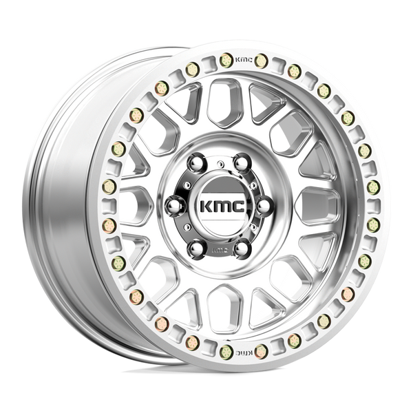 Grenade Desert Beadlock - 17in, Cast Aluminum, Machined, 17X8.5, 6X135, 0mm, 885463818641, 885463818641