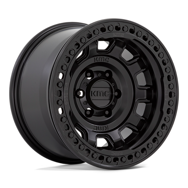 Tank Beadlock - 17in, Cast Aluminum, Satin Black, 17X9, 6X5.5, -38mm, 194933077755, 194933077755