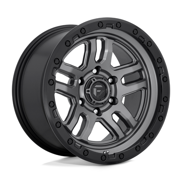 Ammo - 17in, Cast Aluminum, Matte Gunmetal Black Bead Ring, 17X9, 6X5.5, 1mm, 885463921990,, 885463921990