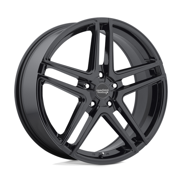 AR907 - 16in, Cast Aluminum, Gloss Black, 16X7, 5X112, 40mm, 885463089423, SAEJ2530 JWL VIA, 885463089423