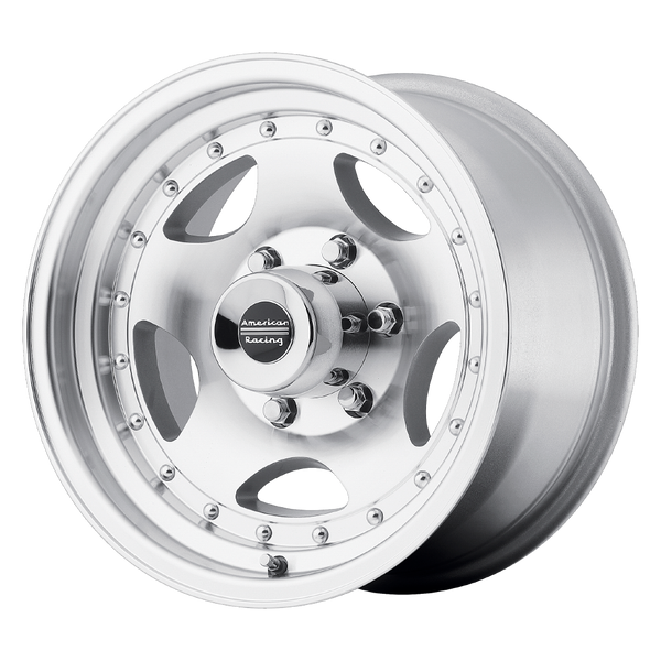 AR23 - 15in, Cast Aluminum, Machined W/ Clear Coat, 15X8, 5X4.5, -19mm, 761138020949, SAE, 761138020949
