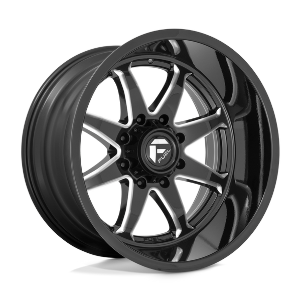 Hammer - 20in, Cast Aluminum, Gloss Black Milled, 20X10, 8X180, -18mm, 194933048540,, 194933048540