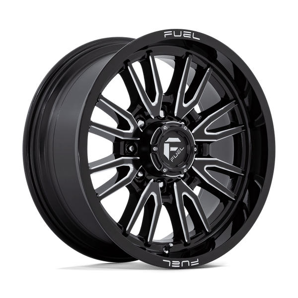 Clash - 20in, Cast Aluminum, Gloss Black Milled, 20X9, 8X180, 1mm, 194933217861,, 194933217861