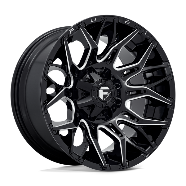 Twitch - 20in, Cast Aluminum, Glossy Black Milled, 20X10, 6X135/5.5, -18mm, 194933113132, SAEJ2530, 194933113132