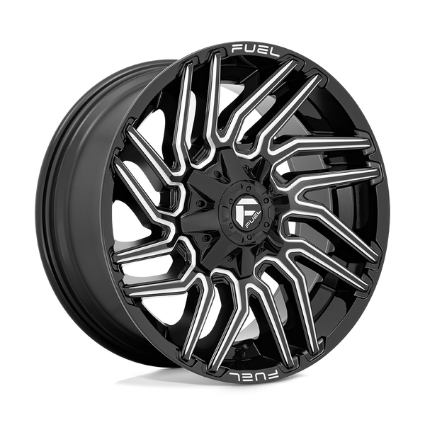 Typhoon - 20in, Cast Aluminum, Gloss Black Milled, 20X9, 6X135/5.5, 1mm, 194933119066,, 194933119066