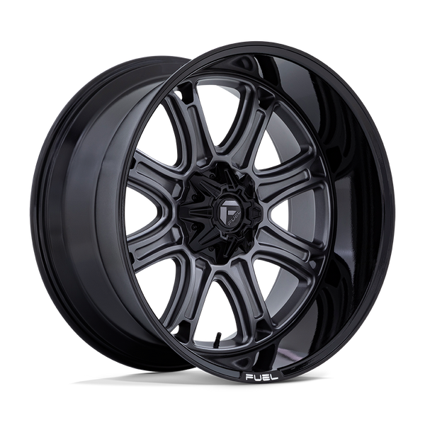 Darkstar - 20in, Cast Aluminum, Matte Gunmetal W/ Black Lip, 20X9, 8X180, 1mm, 194933310821,, 194933310821