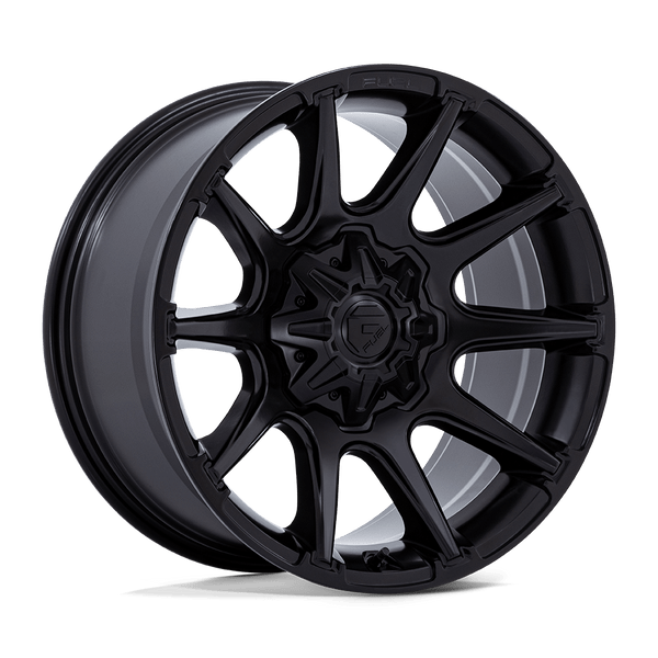 Super C - 22in, Cast Aluminum, Matte Black, 22X10, 8X6.5, 10mm, 194933375769, SAE J2530 JWL VIA, 194933375769