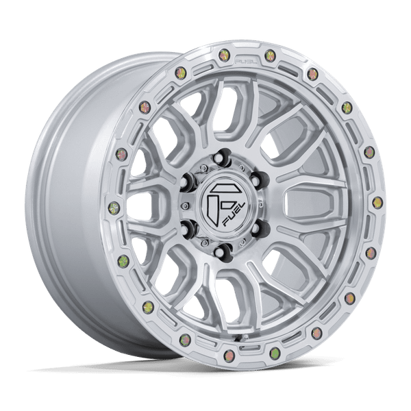 Surge - 20in, Cast Aluminum, Gloss Silver W/ Machined Face, 20X9, 6X5.5, 20mm, 194933420315, SAE J2530 JWL VIA, 194933420315