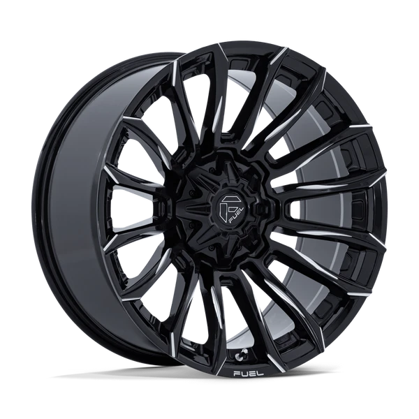 Blade - 22in, Cast Aluminum, Gloss Black Milled, 22X9, 8X170, 1mm, 194933397198, SAE J2530 JWL VIA, 194933397198