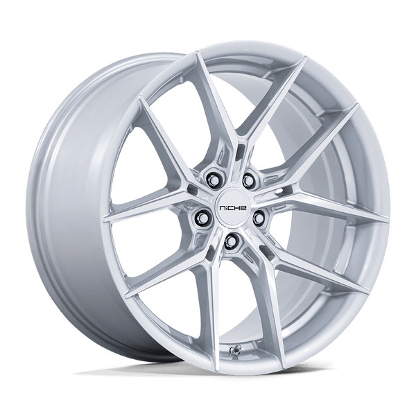 Prodigy 5 - 24in, Cast Aluminum, Silver W/ Machined Face, 24X10, 5X112, 20mm, 194933359332, SAE J2530 JWL VIA, 194933359332