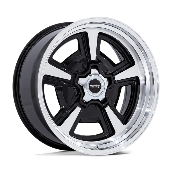 Marauder - 18in, Cast Aluminum, Gloss Black Mch W/ Dia-Cut Lip, 18X9, 5X5.0, 0mm, 194933361632, SAE J2530 JWL VIA, 194933361632