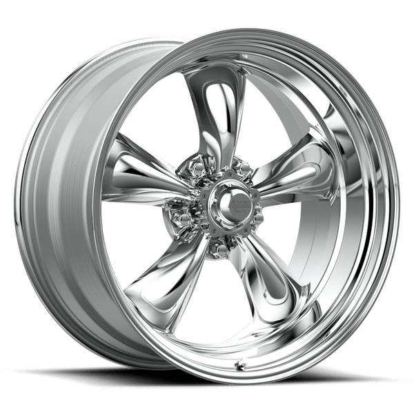 Torq Thrust II - 18in, Cast Aluminum, Polished, 18X10, 5X5.0, 6mm, 885463072227, SAEJ2530, 885463072227