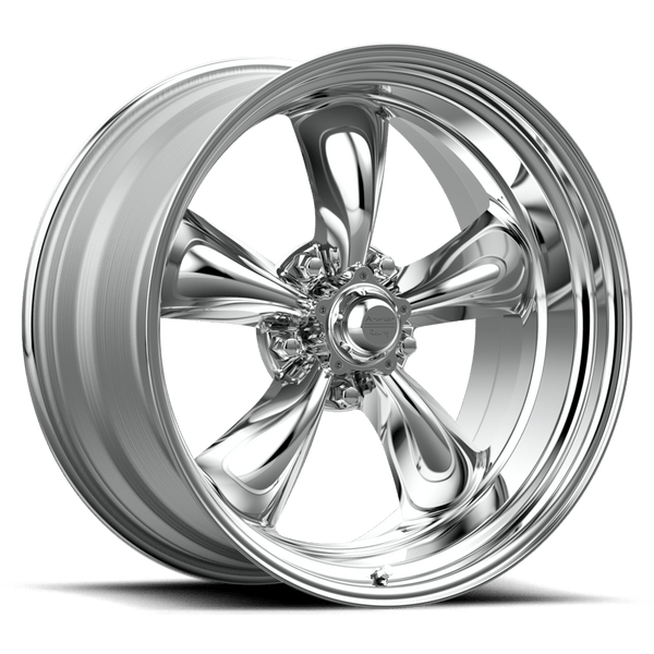 Torq Thrust II - 18in, Cast Aluminum, Polished, 18X8, 5X4.5, 0mm, 885463071961, SAEJ2530, 885463071961