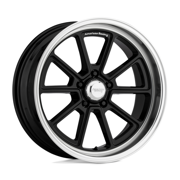 Draft - 18in, Flow Formed Aluminum, Gloss Black W/ Diamond Cut Lip, 18X10, 5X4.75, 0mm, 885463734408, SAEJ2530, 885463734408