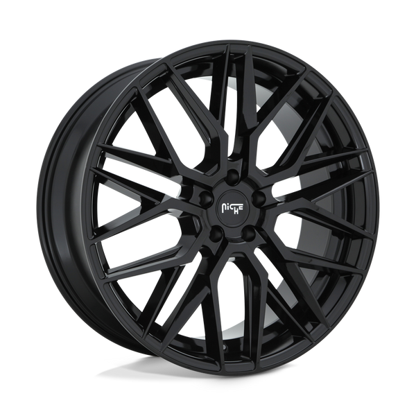 Gamma - 22in, Cast Aluminum, Gloss Black, 22X9, 5X115, 15mm, 885463887791,, 885463887791