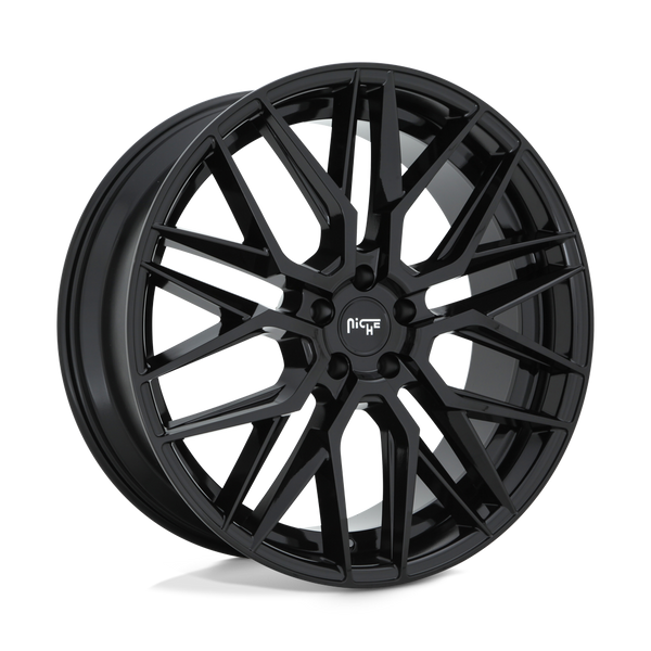 Gamma - 20in, Cast Aluminum, Gloss Black, 20X10.5, 5X115, 20mm, 885463887623,, 885463887623