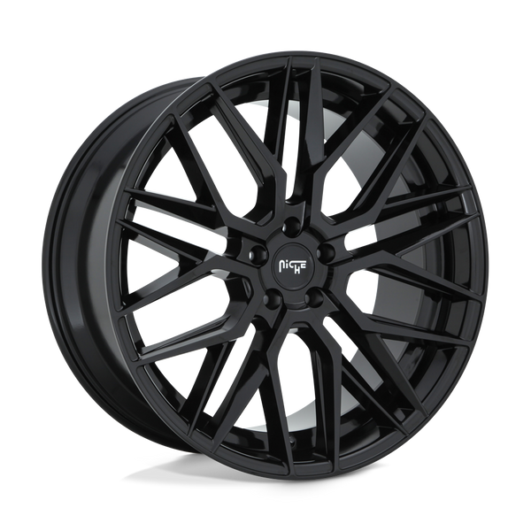 Gamma - 22in, Cast Aluminum, Gloss Black, 22X10.5, 5X5.0, 35mm, 885463887739,, 885463887739