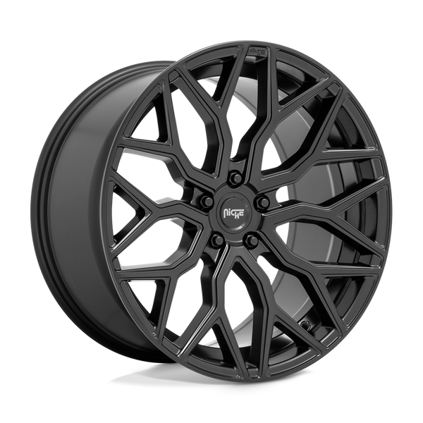 Mazzanti - 19in, Cast Aluminum, Matte Black, 19X8.5, 5X112, 25mm, 194933078813,, 194933078813