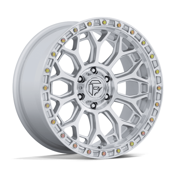 Talon - 17in, Cast Aluminum, Gloss Silver W/ Machined Face, 17X9, 6X5.5, 1mm, 194933425068, SAEJ2530, 194933425068
