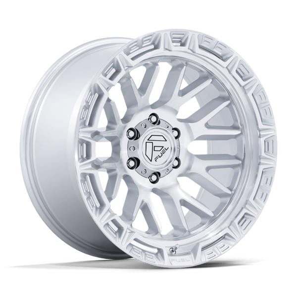 Rail - 17in, Cast Aluminum, Gloss Silver W/ Machined Face, 17X9, 6X5.5, -12mm, 194933402892, SAEJ2530, 194933402892