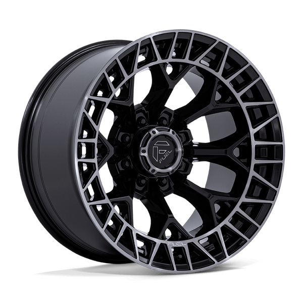 Charger - 22in, Cast Aluminum, Gloss Black Brushed Dark Tint, 22X12, 8X6.5, -44mm, 194933378579, SAE J2530 JWL VIA, 194933378579