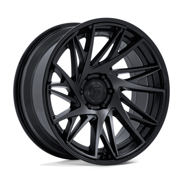 Dynamo - 20in, Fusion Forged, Matte Black W/ Gloss Black Lip, 20X9, 6X135, 1mm, 194933433704, SAEJ2530, 194933433704