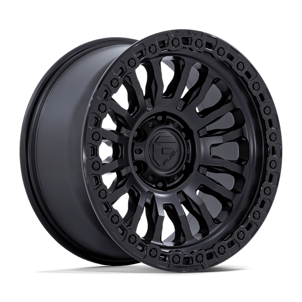 Rincon - 17in, Cast Aluminum, Matte Black W/ Gloss Black Lip, 17X9, 6X5.5, 1mm, 194933318414, SAE J2530 JWL VIA, 194933318414