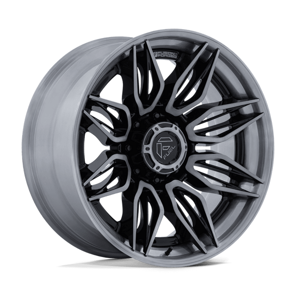 Mutiny - 20in, Fusion Forged, Gloss Black Brushed Dark Tint, 20X9, 8X6.5, 1mm, 194933431670, SAEJ2530, 194933431670