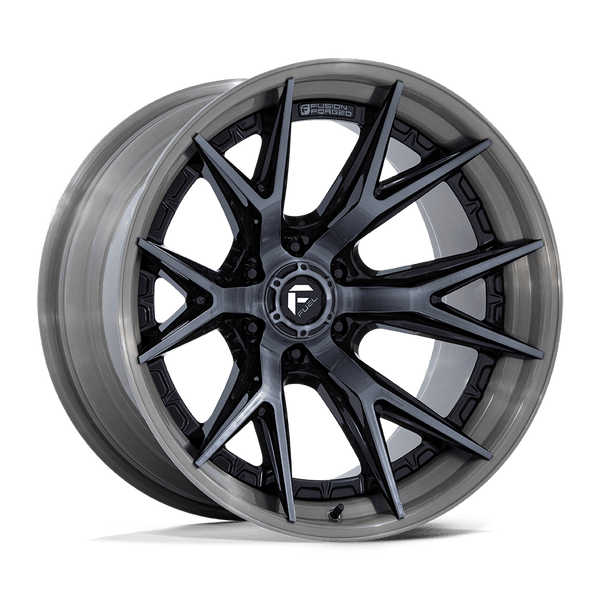 Catalyst - 20in, Fusion Forged, Gloss Black Brushed Dark Tint, 20X9, 6X5.5, 20mm, 194933350568, SAE J2530 JWL VIA, 194933350568
