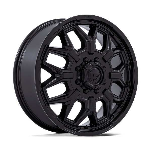 Flux Dually - 20in, Cast Aluminum, Blackout, 20X8.25, 8X210, 104mm, 194933370986, SAE J2530 JWL VIA, 194933370986
