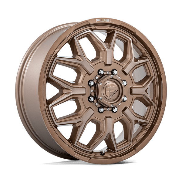 Flux Dually - 22in, Cast Aluminum, Platinum Bronze, 22X8.25, 8X200, 104mm, 194933370269, SAE J2530 JWL VIA, 194933370269