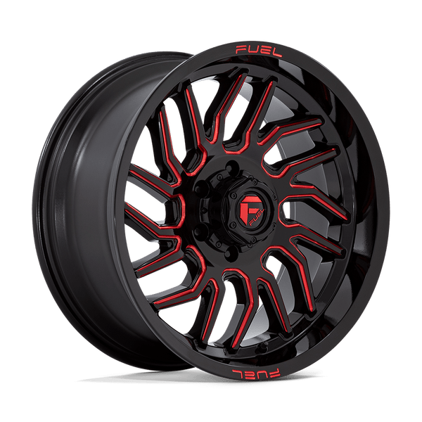 Hurricane - 20in, Cast Aluminum, Gloss Black Milled Red Tint, 20X9, 6X5.5, 1mm, 194933290840,, 194933290840