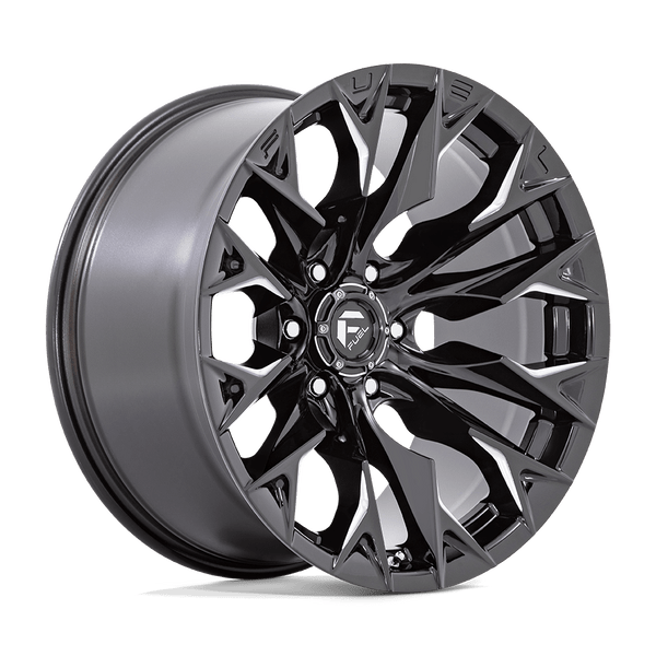 Flame - 20in, Cast Aluminum, Gloss Black Milled, 20X10, 8X6.5, -18mm, 194933320110,, 194933320110