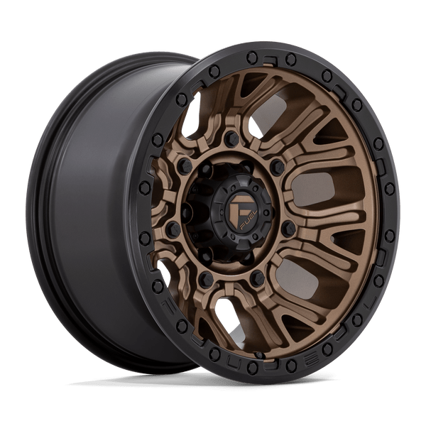 Traction - 17in, Cast Aluminum, Matte Bronze W/ Black Ring, 17X9, 6X5.5, -12mm, 194933196388, SAE J2530 JWL VIA, 194933196388