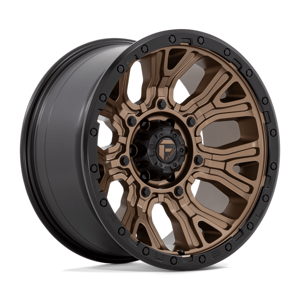 Traction - 20in, Cast Aluminum, Matte Bronze W/ Black Ring, 20X10, 6X5.5, -18mm, 194933200320, SAE J2530 JWL VIA, 194933200320