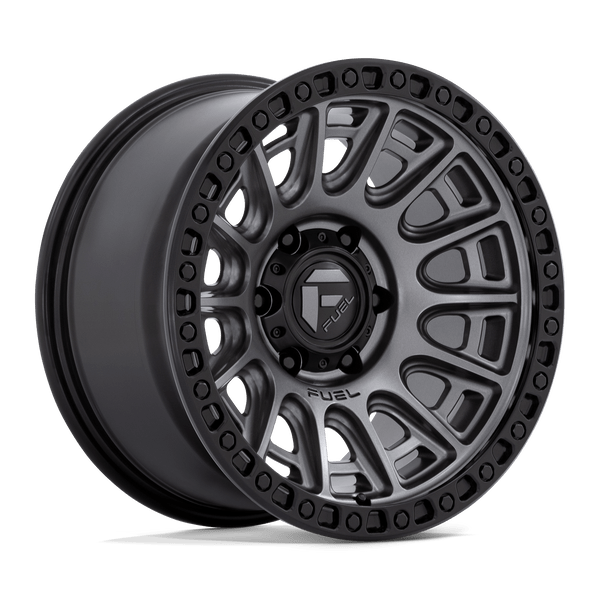 Cycle - 17in, Cast Aluminum, Matte Gunmetal W/ Black Ring, 17X9, 5X5.0, -12mm, 194933211050,, 194933211050