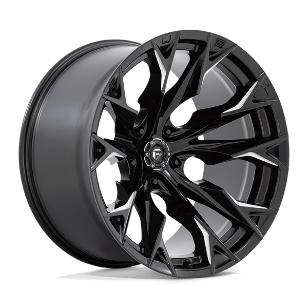 Flame - 22in, Cast Aluminum, Gloss Black Milled, 22X12, 5X5.0, -44mm, 194933189281,, 194933189281