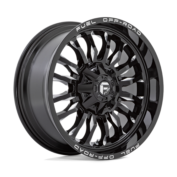 Arc - 20in, Cast Aluminum, Gloss Black Milled, 20X10, 8X180, -18mm, 194933211845, SAEJ2530, 194933211845