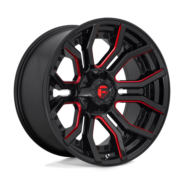 Rage - 20in, Cast Aluminum, Gloss Black Red Tinted Clear, 20X10, 6X135/5.5, -18mm, 885463922652,, 885463922652