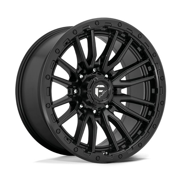Rebel - 22in, Cast Aluminum, Matte Black, 22X10, 8X6.5, -18mm, 885463921372,, 885463921372